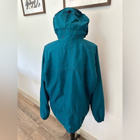 VTG Patagonia Winter Jacket Peacock Blue Green SZ L EUC - Picture 9 of 13